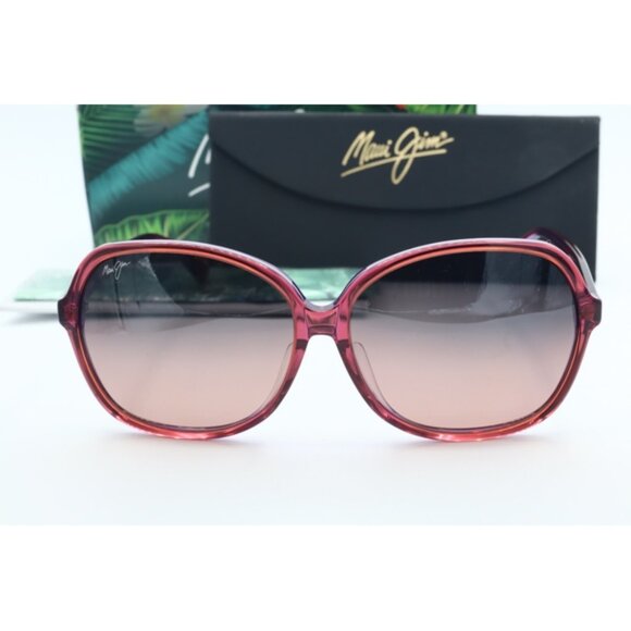 Maui Jim Taro MJ 795-09B Pink Butterfly Sunglasses Maui Rose polarized Lens 59mm main image 6